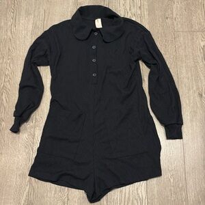 Smash and Tess Black Long Sleeve Romper